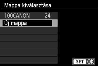 Praktikus funkciók 3 Mappa létrehozása és kiválasztása Tetszőlegesen létrehozhat és kiválaszthat a rögzített felvételek mentésére szolgáló mappákat.