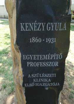 He was a pioneer in the formation of the University of Deebrecen and played leading role during the construction works of the university campus from 1912.