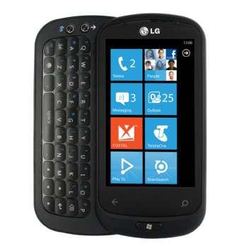 LG Optimus 7 Megjelenés éve: 2010 Első generációs Windows Phone 7 operációs rendszert futtató telefon.