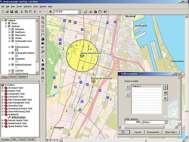 eszközök Számítógéptermek ArcGIS és