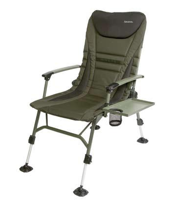 5,5kg méret 18700-100 62x54x35/103cm INFINITY Specialist szék Könnyű alumínium szék kartámlával és magas, állítható háttámlával.