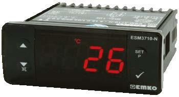 Tápfeszültség 230V DIN sínes PTC szondával szállítva ESM-50 Digital temperature control for heating systems.