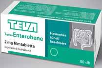 H-3926-3/2007 2075 Ft 42 Ft/db T 4299 Ft 1075 Ft/ml 1275 Ft 13 Ft/ml Teva-Enterobene 2 mg filmtabletta 50 db A Teva-Enterobene 2 mg filmtabletta hasmenés kezelésére szolgáló gyógyszer.