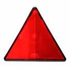 HÁTSÓ FÉNYVISSZAVERŐ PRIZMA Háromszög prizma Hátsó fényvisszaverő prizma, csavaros rögzítés, piros DOB-031 6X1354.