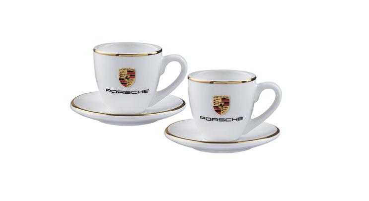 Porsche kávéskészlet WAP0505950H Két porceláncsésze, klasszikus