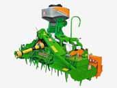 Catros + kompakt tárcsás borona GreenDrill vetőgéppel A GreenDrill apró vetőmag és köztes termények vetésére alkalmas vetőgép, például Catros kompakt tárcsával vagy Cenius