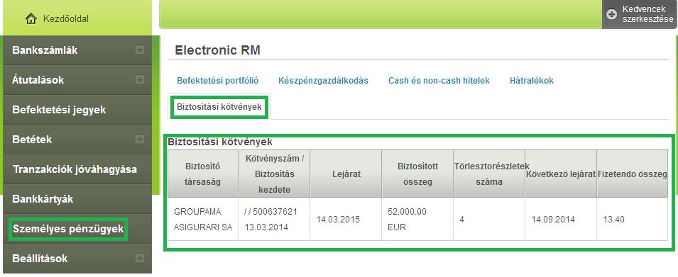 A díjhátralékra vonatkozó információk kitérnek minden hátralékos jutaléktípusra, így a hitel, a kártyák, a folyószámla-kezelés, valamint az OTP Banknál igénybe vett