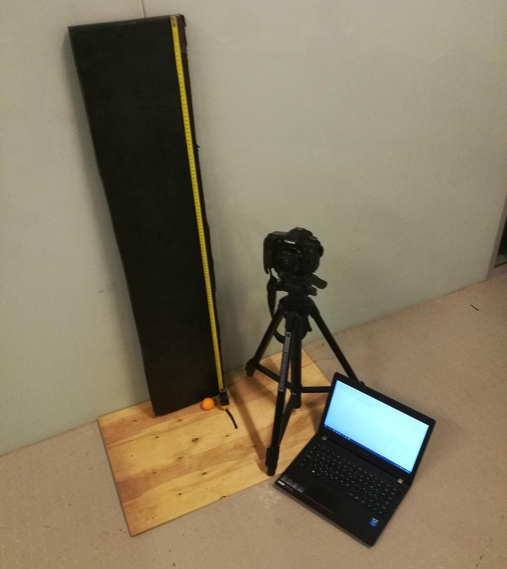 6. Pattogó pingponglabda mozgásának vizsgálata Tracker videóelemző program segítségével Hordozható számítógép előre telepített Tracker programmal Videó készítésére alkalmas digitális fényképezőgép
