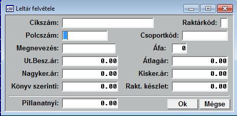 Vonalkód olvasó esetén elegendő a vonalkódot beolvasni. Ha eltérést tapasztal a nyilvántartott, illetve a cikken feliratozott értékek között (Pl.