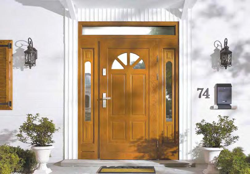 GDYNIA fa ajtók C osztályú biztonsági zárral HHHHII A GDYNIA ajtók sajátosságai közé tartoznak a forradalmian új konstrukció, és a villákra, új lakóházakra jellemzõ modern stílusú gazdag mintavilág.