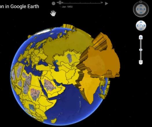 2.1.3 Szoftverek 3D tematikus térképek készítésére Google Earth: A 3D-s tematikus térképek megjelenítésénél a 3D felületkartogram az egyik legtöbbet használt módszer (Cuff 1982, Sandvik 2008a, Zeiss