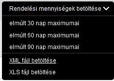 honlapjára azonosítónkkal és jelszónkkal, majd a menüből válasszuk az XML feltöltés