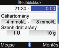 4. Időblokkok hozzáadása és eltávolítása: Ha nem szükséges időblokkok hozzáadása illetve eltávolítása, akkor menjen a következő pontra Az időblokkok módosítása.