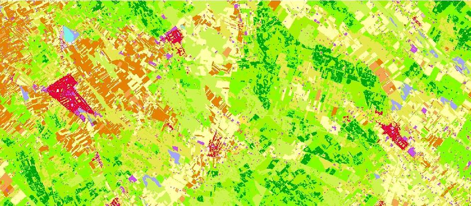 Európai CLC 1990, 2000, 2006, 2012: 39 országra, 25 hektáros