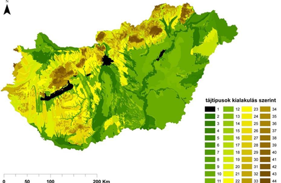 megközelítése a táji egységek kialakulása (genetikája), a másik az egységek működése, a harmadik pedig a táj használatának szempontjából különített el tájtípusokat.