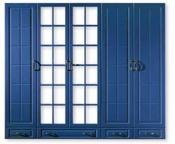 48 Fóliázott szobafrontok M891 ALIDA Rendelhető ajtó- és fiókfrontok: eleajtó: 1750 445, 500 355, 550 893, 355 355; Üveges ajtó: