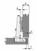 Szükséges pántok száma az ajtó méreteinek függvényében Ajtók szélessége: 450 mm A pántra pattintható fékező adapterek szükséges száma,