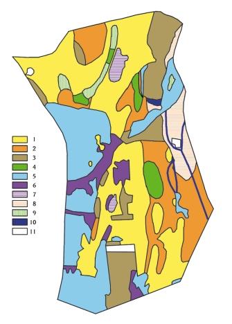 24 NATURA SOMOGYIENSIS 7. ábra: A Látrányi Puszta Természetvédelmi Terület vegetáció térképe 1.