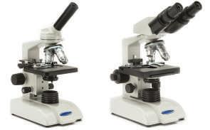 6-14 BS-2010-es sorozat iskolai és rutin biológiai mikroszkópok 45 -ban döntött 360 -ban körbe forgatható nézőtubus, WF10x okulár, achromatikus objektív 4x, 10x, 40x, BS-2010E típusnál 100x