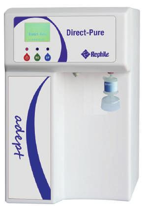 9-13 NAGYTISZTASÁGÚ VÍZ ELŐÁLLÍTÓ KÉSZÜLÉKEK AQUA-Lab Direct-Pure Adept I-es típusú ultra tiszta víz előállító rendszer csapvízből, mikro formátumban - vonzó, praktikus, megbízható.