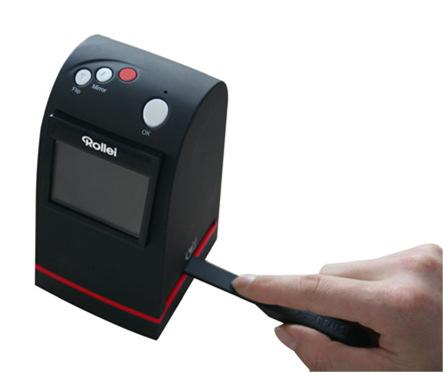 2 I. Rollei DF-S 100 SE kicsomagolása Rollei DF-S 100 SE Negatív-/diafilm tartó Használati útmutató USB-s hálózati csatlakozó USB-/videókábel Tisztítókefe Tudnivaló Ahhoz, hogy alkalmanként tisztára