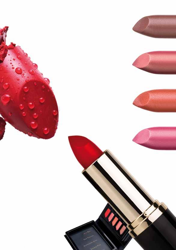 EXTRA RICH LIPSTICK Ajakrúzs az ajakrúzsban található oligopeptidek átalakítják az ajkak formáját, csábító külsőt kölcsönözve azoknak a viaszok, olajok, tápláló és hidratáló anyagok gazdag keveréke