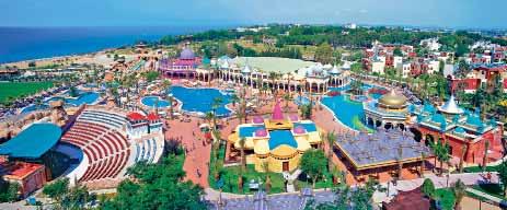 Az üdülőkomplexum kb. 100 méterre található a tengerparttól a (Fulya Resort és Selin Hotel szomszédságában), Colakli településen, kb. 8 km-re Side-től és kb. 55 km-re Antalya repülőterétől.