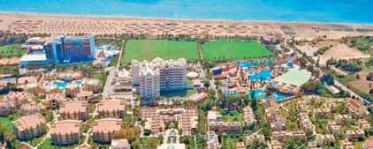 FULYA RESORT & SPA ***** (Colakli) A szálloda közvetlenül a tengerparton található, Colakli településen, kb. 8 km-re Side-től és kb. 55 km-re Antalya repülőterétől.