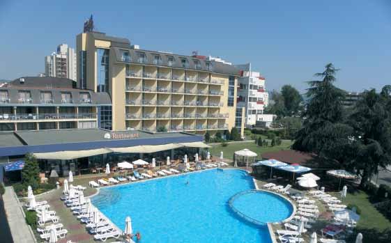 Hotel Bajkál*** A közkedvelt szálloda Napospart központjában, kb. 200 méterre a tengerparttól helyezkedik el.