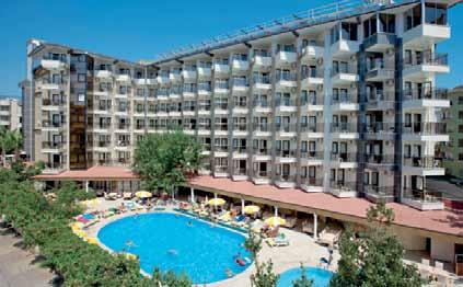 A szálloda kb. 100 méterre található a tengerparttól, kb. 3 km-re Alanyától, és kb. 125 km-re Antalya repülőterétől.