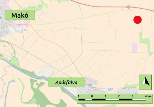 között Apátfalván, valamint Szegeden 2013 júliusában végeztük. Mindkét terület talajtípusa réti csernozjom, melyek szántó művelés alatt állnak.