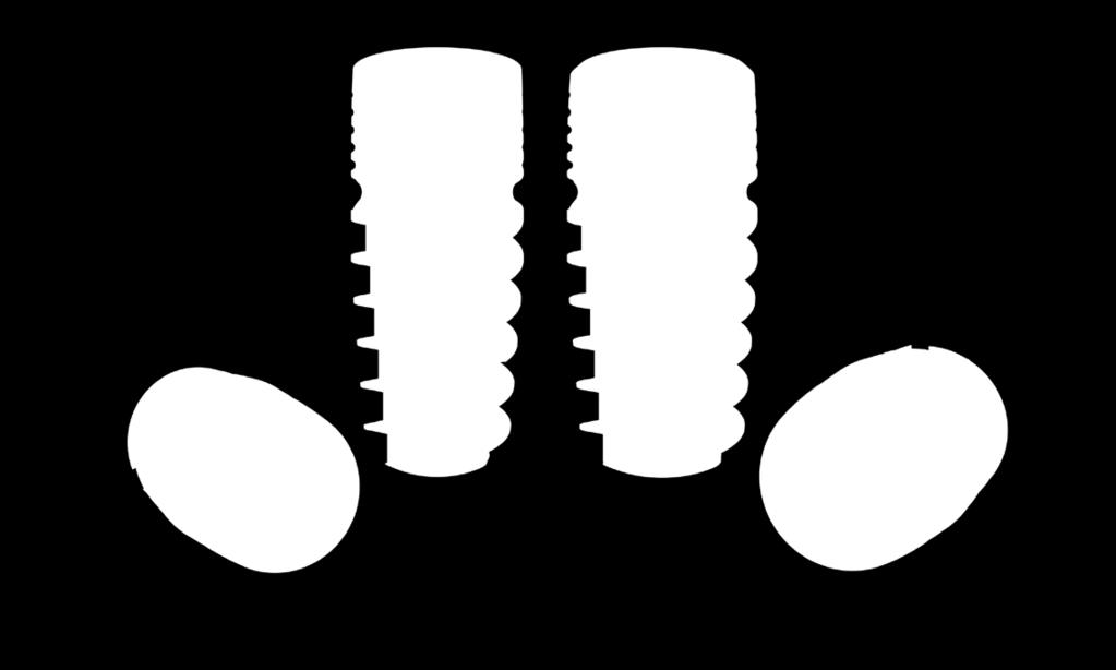 Ø4.50mm PATFORM 24 BIOEVE A legteljesebb megoldási lehetőség melyet az orvos a betegének nyújthat 25 BIOEVE Ø4.50 mm platformú implantátumok BIOEVE Ø4.50 mm platformú implantátum méretválasztéka 2.