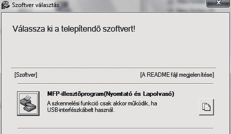 A SZOFTVER TELEPÍTÉSE AR-600/AR-60/AR-600D/AR-60D: ez az oldal AR-600N/AR-60N/AR-606N/AR-60N:.o. Ha a hálózati bővítő készlet vagy a nyomtató bővítő készlet telepítve :.o. AR-600/AR-60/AR-600D/AR-60D Az USB kábel ne legyen csatlakoztatva a géphez.