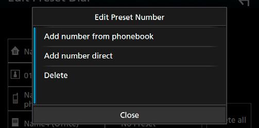 ÑÑTelefonkönyv átvitele Bluetooth-kapcsolattal csatlakozó okostelefonjának telefonkönyvét PBAP-profil használatával másolhatja át. 1 Érintse meg a [ ] gombot.