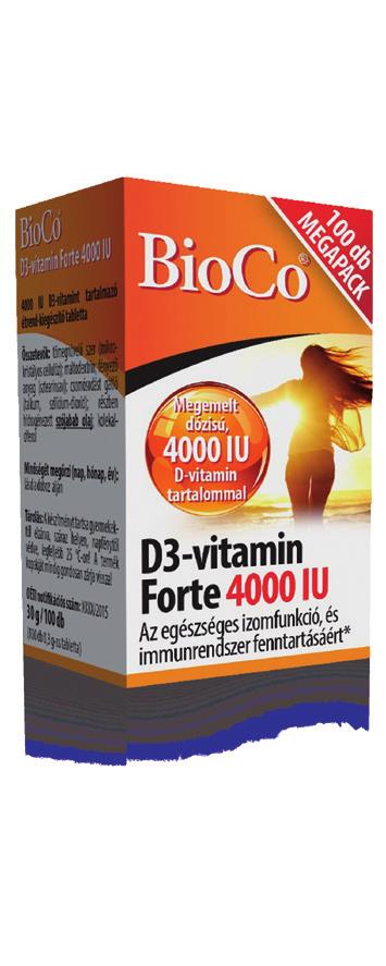izomfunkció fenntartását jelentős mennyiségű D3-vitamin fogyasztással szeretnék támogatni.