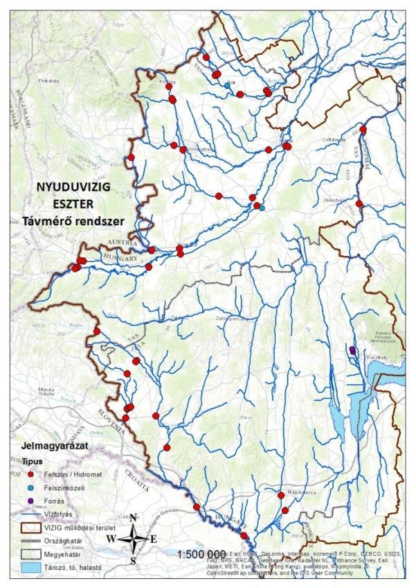 NYUDUVIZIG távmérő rendszerek (2017.01.01.) Igazgatóságunknál már a 80-as évek óta működik vízrajzi távmérő hálózat, melyet folyamatosan fejlesztettünk és kiterjesztettünk.