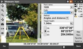 Trimble SX10 technológiák