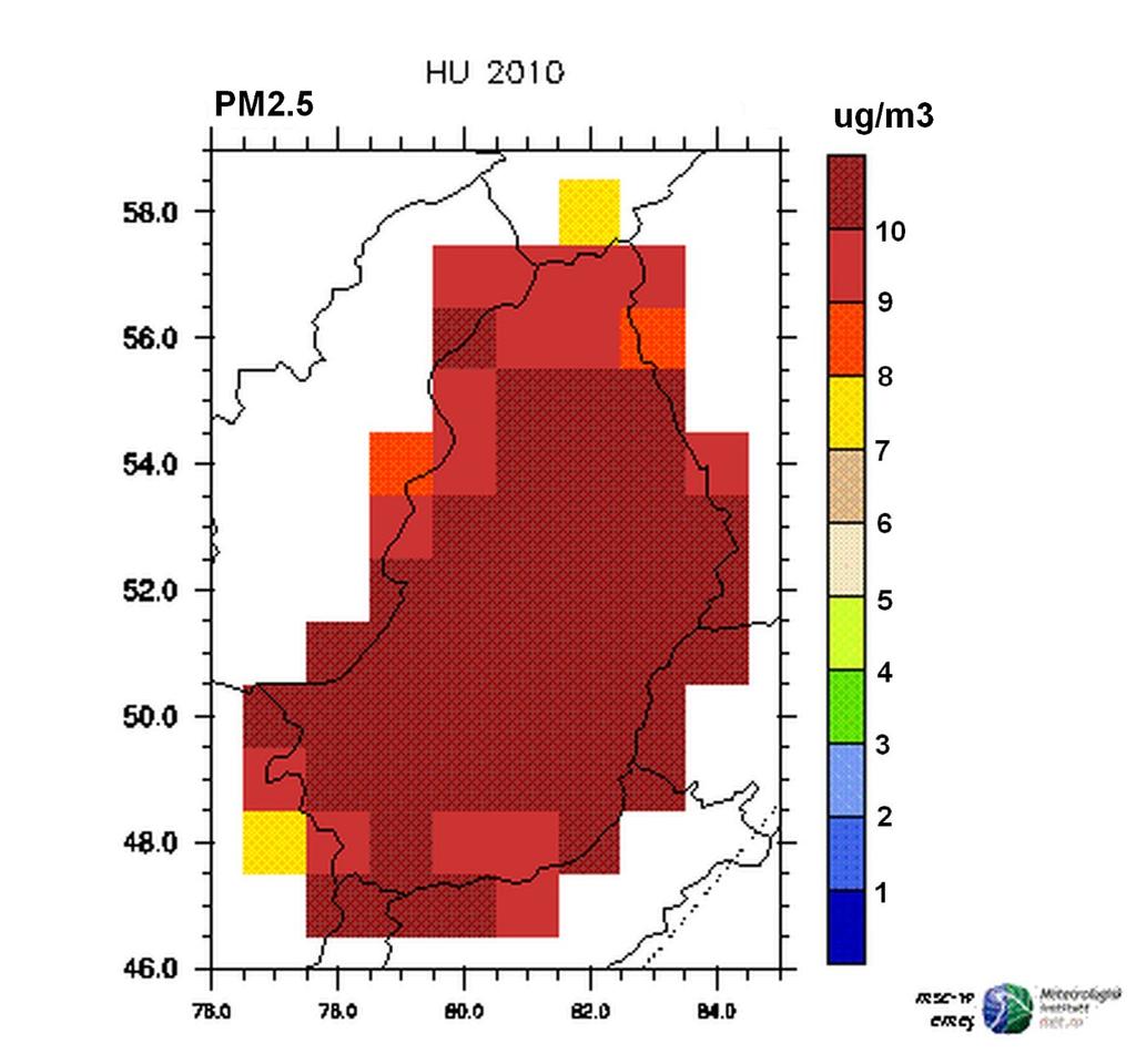 42 42. ábra Magyarországi PM2.