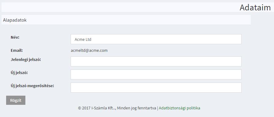 problémáival minden esetben a számla kiállítóját (Szállítót) keresse meg.