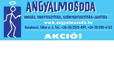 DUNAKESZIN ÉS FÓTON INGYEN HÁZHOZ SZÁLLÍTJUK! Hagyja a dagadt ruhát másra, BÍZZA AZ ANGYALMOSODÁRA! MINŐSÉGI MOSÁS, VEGYTISZTÍTÁS FOLTKEZELÉSSEL!