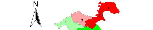 A Hernád-völgy lakónépességének területi eloszlása igen egyenlőtlenül alakul, melynek magyarázata az 1960-as évekig vezethető vissza.