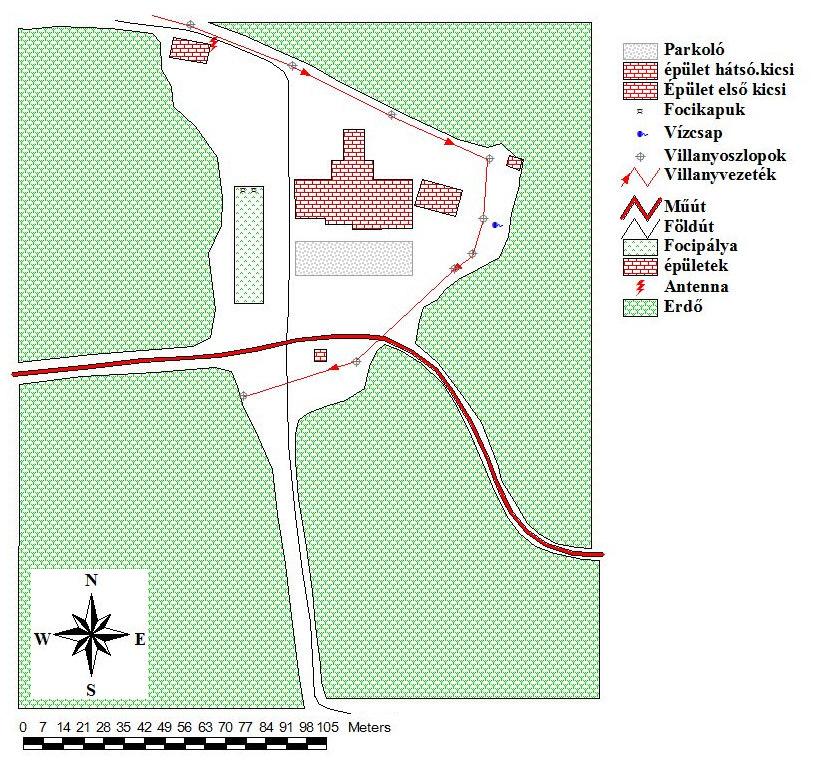 Google Earth felvételén. 2. ábra.