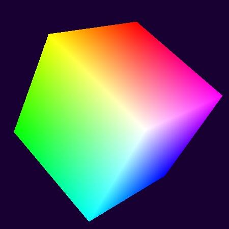 43 RGB színrendszer Bíbor (1,0,1) Kék (0,0,1) Cián (0,1,1) Fehér (1,1,1) RGB színrendszer Színösszetevőket vezérlő Descartes koordináta-rendszer.