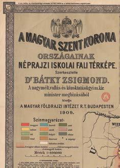 52 Központi Antikvárium Réznyomat, korabeli határszínezéssel. Karacs Ferenc térképének második kiadása (1820k.), először 1813-ban jelent meg. Vászonra vonva, néhány helyen enyhén foltos.