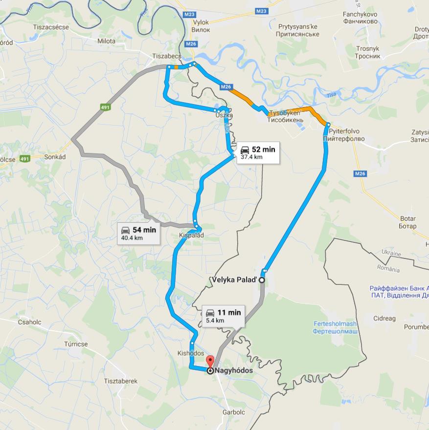 Magyar Ukrán határon átnyúló