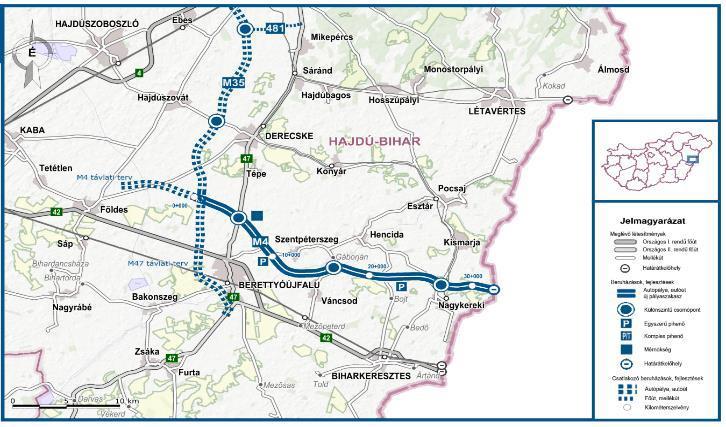 Magyar Román határmenti kapcsolatok M4 autópálya Berettyóújfalu-