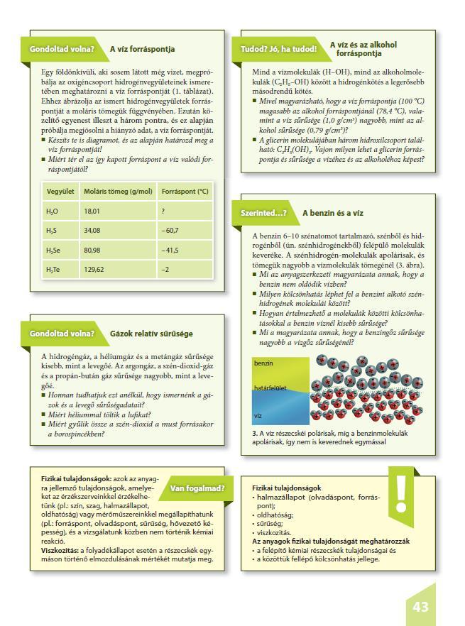 Megválaszolandó kérdések, feladatok Főszöveg, elhelyez minket a témán belül Gondoltad volna?