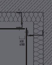 Ha ez valamiylen okból nem rögzíthető a falra, biztosítsa a panel alátámasztását a sarkoktól számítva 350mm-es távolságban.