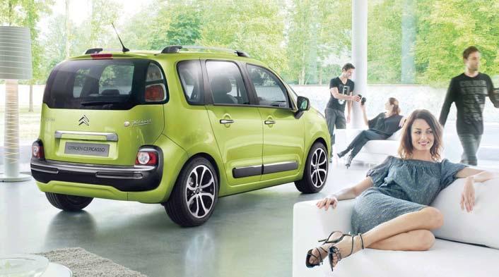 08 KÉNYELEM ILLATPATRONOK TÖKÉLETES ELLAZULÁS A CITROËN C3 PICASSO a kényelem