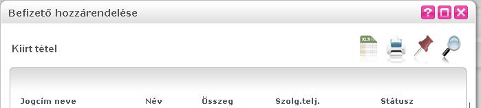 Egy-egy tétel részletes adatainak megtekintéséhez kattintson az adott tétel sorában található Bővebb feliratra.